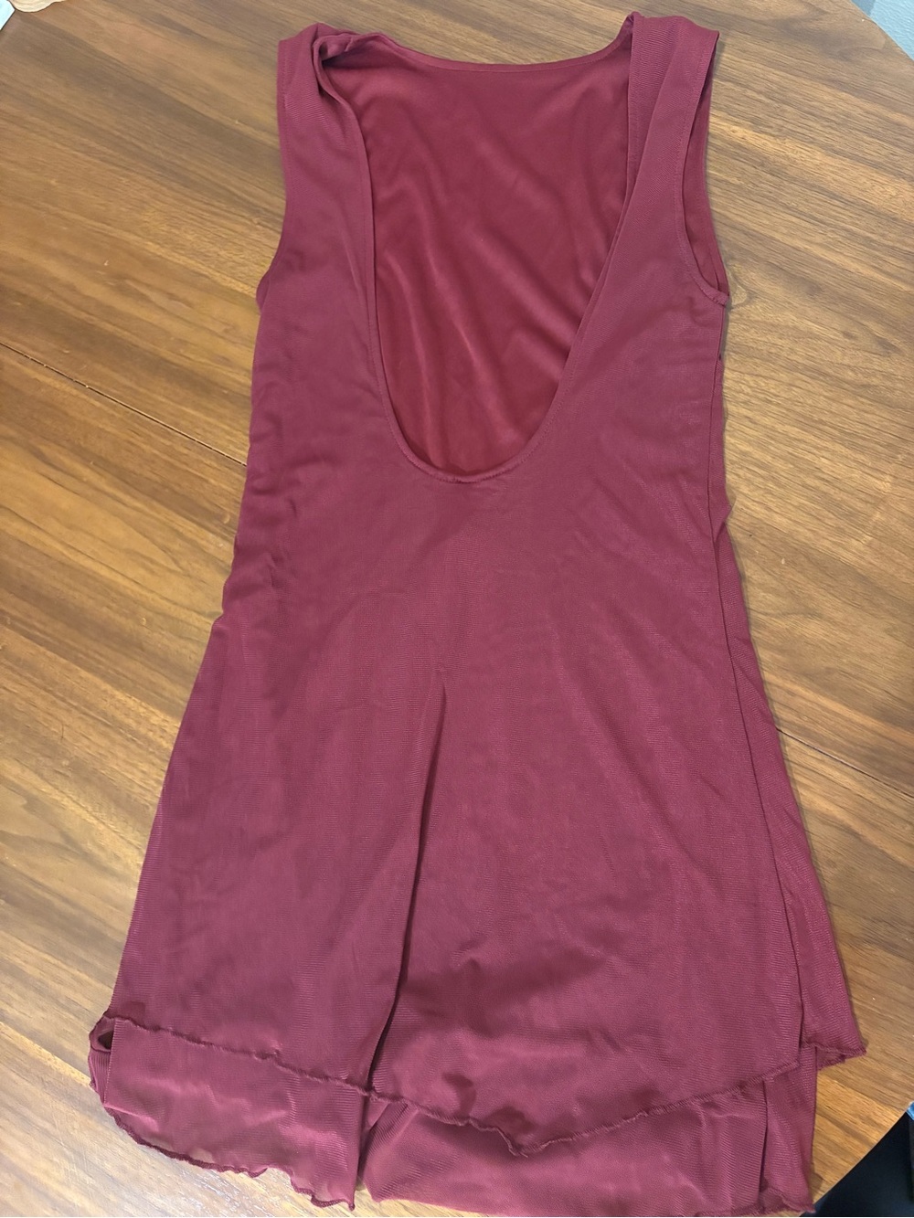 Motel Rocks Deep Wine Red Layered Tank - Picture 2 of 3